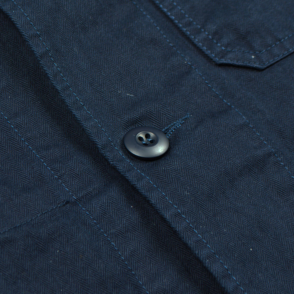 Arpenteur - Villefranche Jacket - Navy Cotton Herringbone