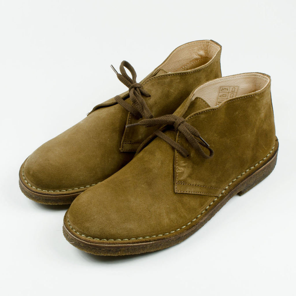 Astorflex - Greenflex Suede Desert Boots - Dark Khaki – BEAUBIEN