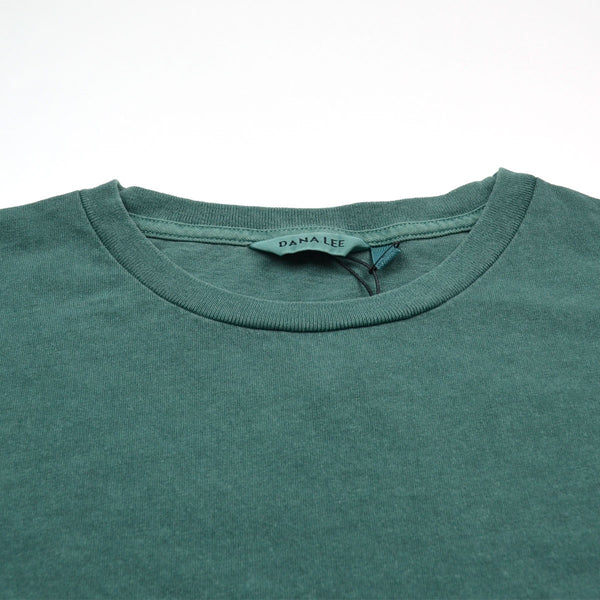 Dana Lee - Double-needle Tee - Phtalo Green Sunwash – BEAUBIEN