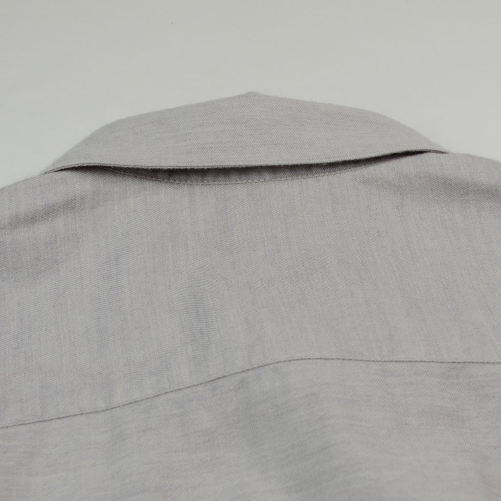 Ecole de Pensée - Home Shirt - Grey Wool Melange