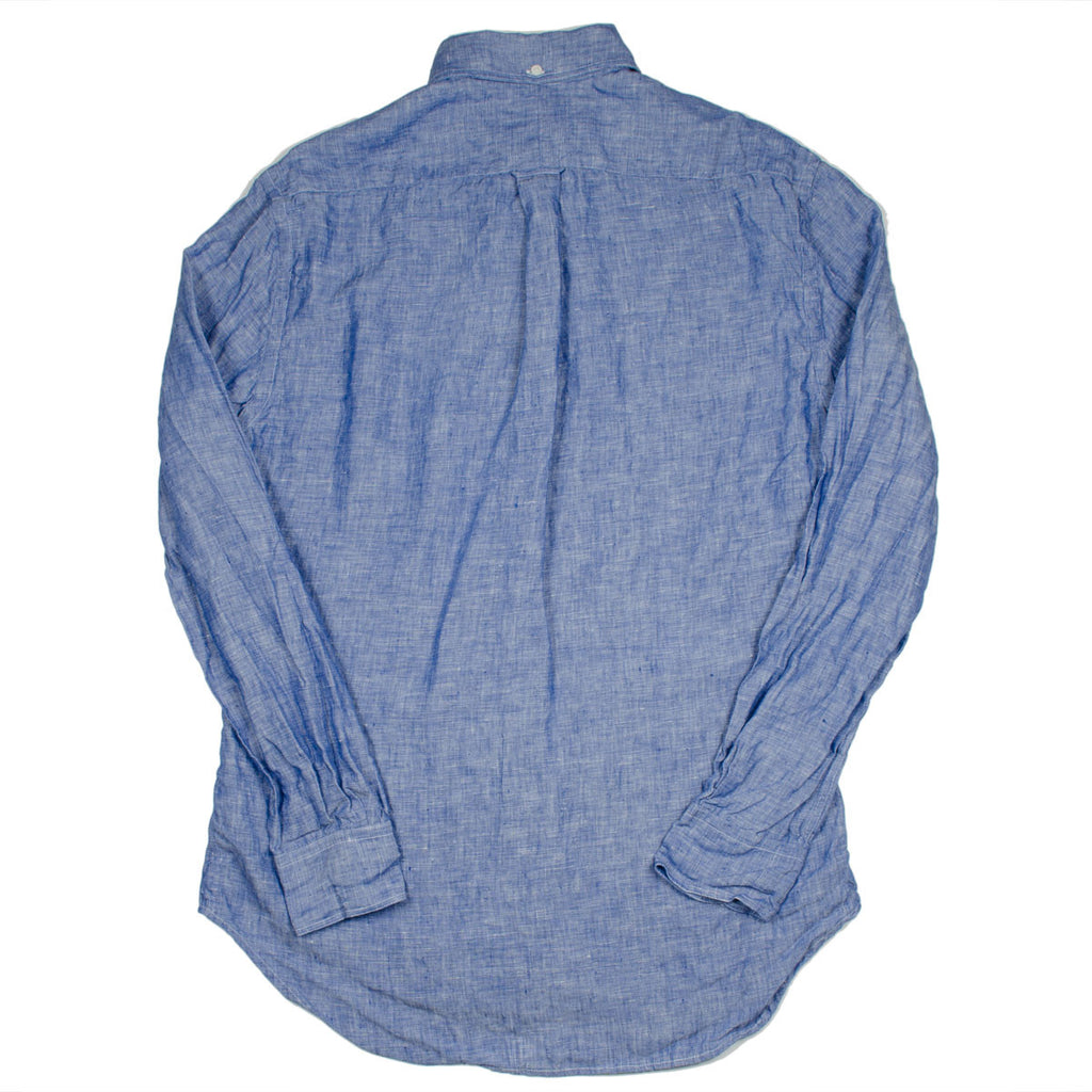 Gitman Vintage - Linen Chambray Shirt - Blue