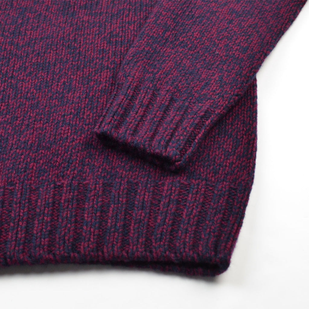 Howlin' - Barabas Wool Sweater - Navy / Bordeaux