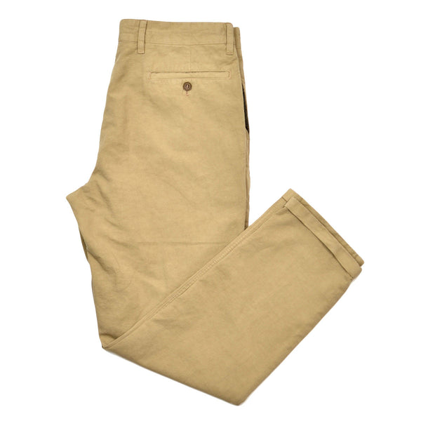 Norse Projects - Aros Cropped Dry Canvas Chinos – Khaki (Beige) – BEAUBIEN