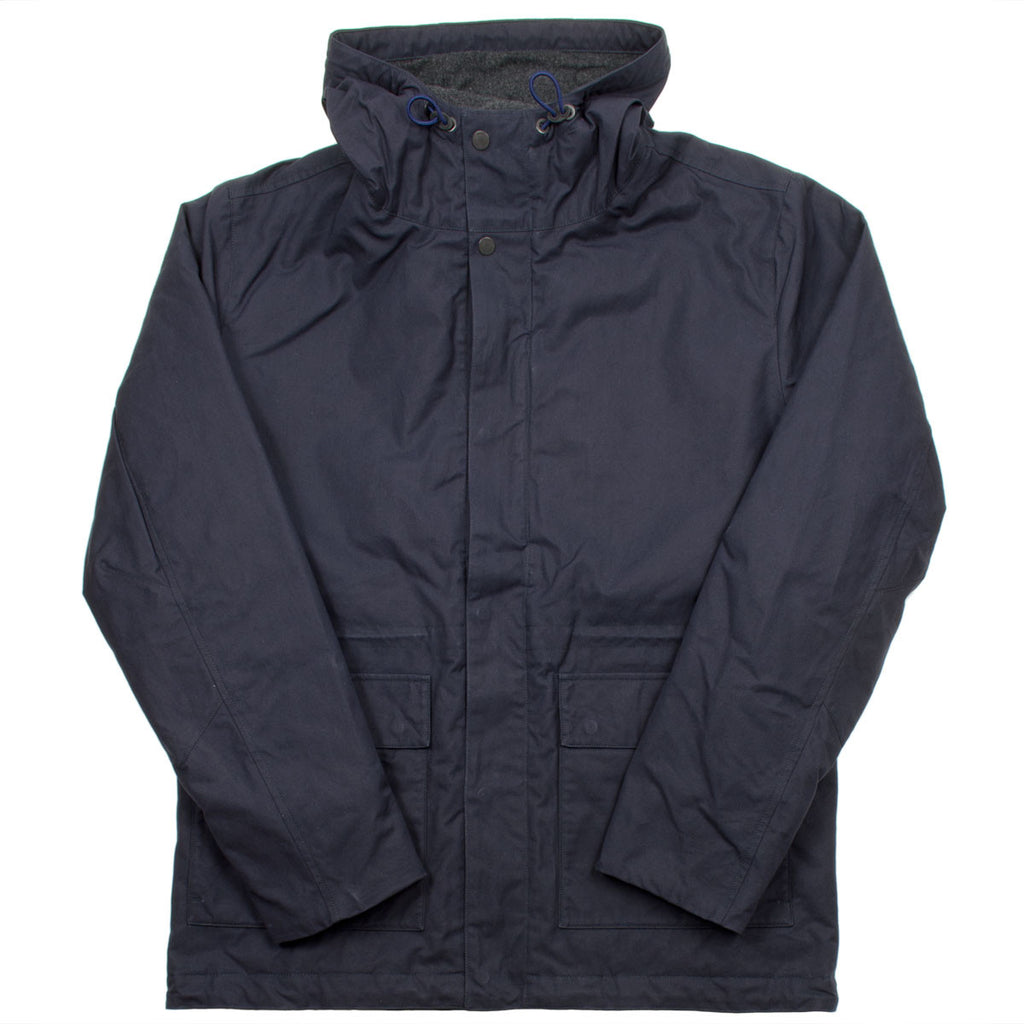 norse projects nunk waxed cotton jacket