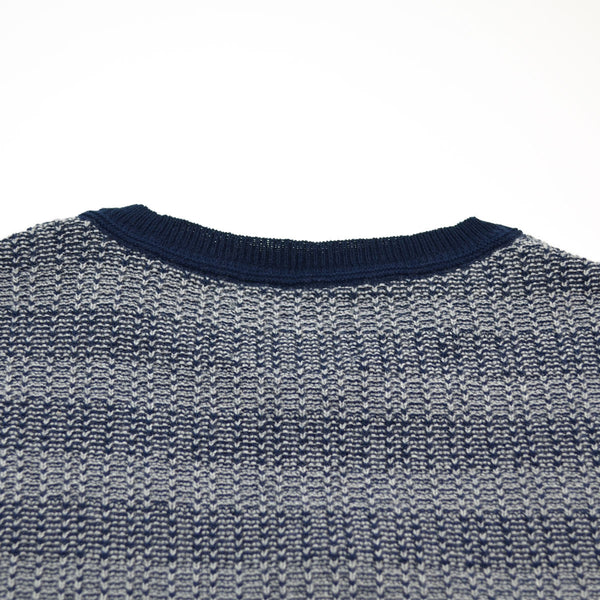 Norse Projects - Sigfred Denim Stitch Sweater - Dark Navy – BEAUBIEN