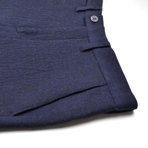 Norse Projects - Thomas Slim Looseweave Wool Trousers - Dark Navy ...