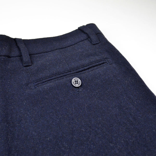Norse Projects - Thomas Slim Looseweave Wool Trousers - Dark Navy ...