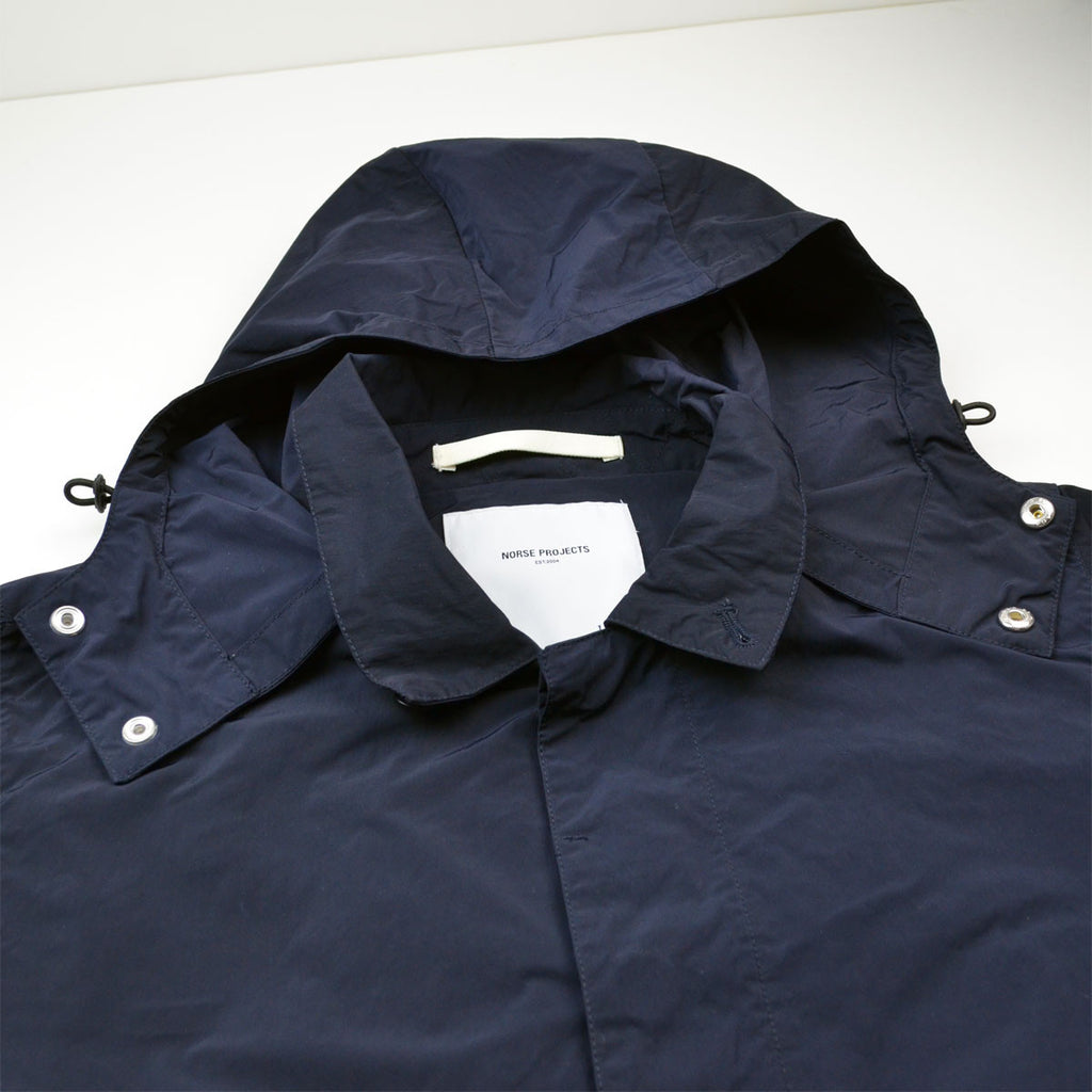 Norse Projects - Thor Mini Light Rain Coat - Dark Navy