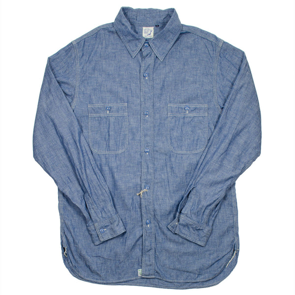 orSlow - Chambray Work Shirt - Blue