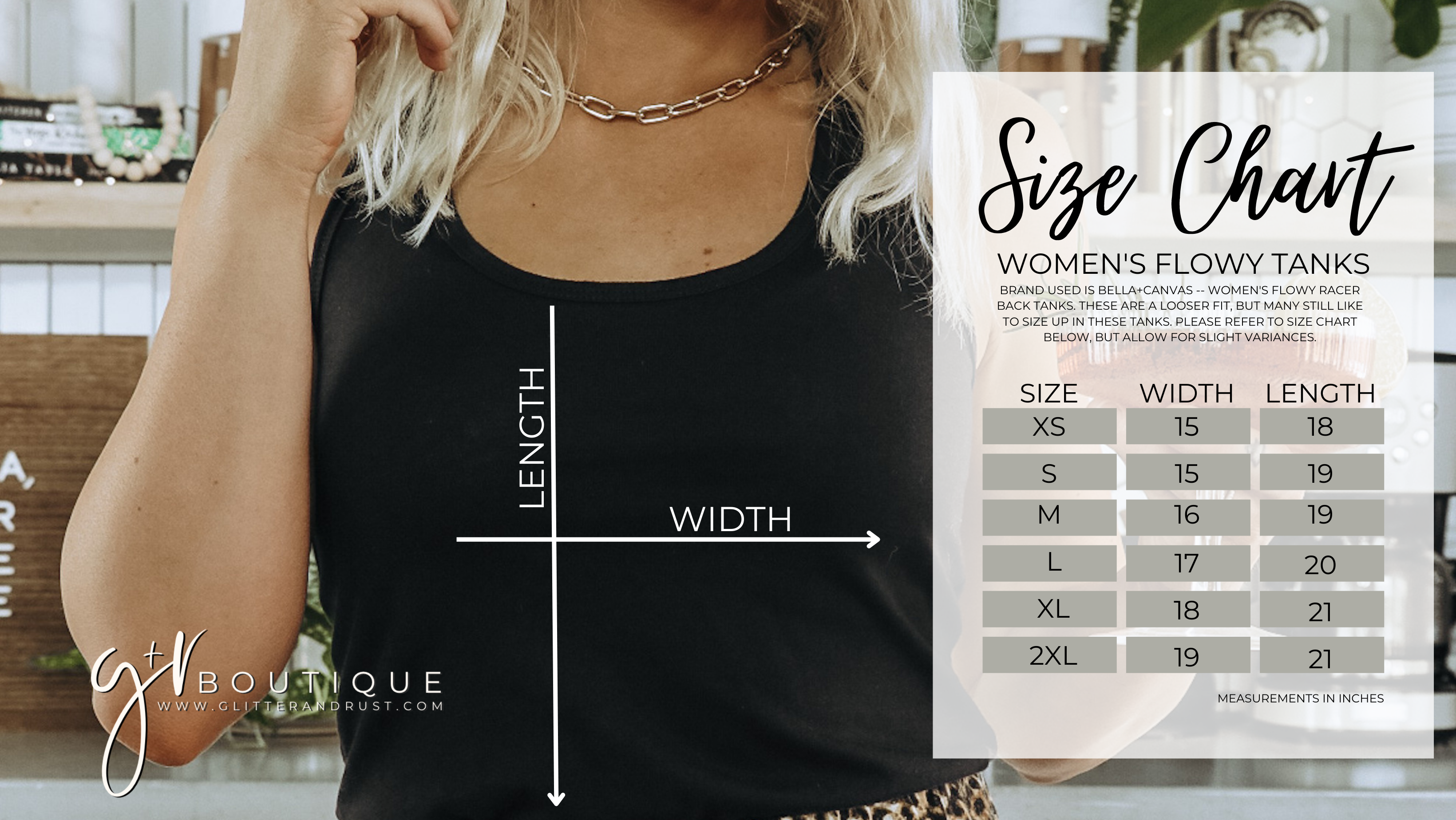 Tank Size Chart