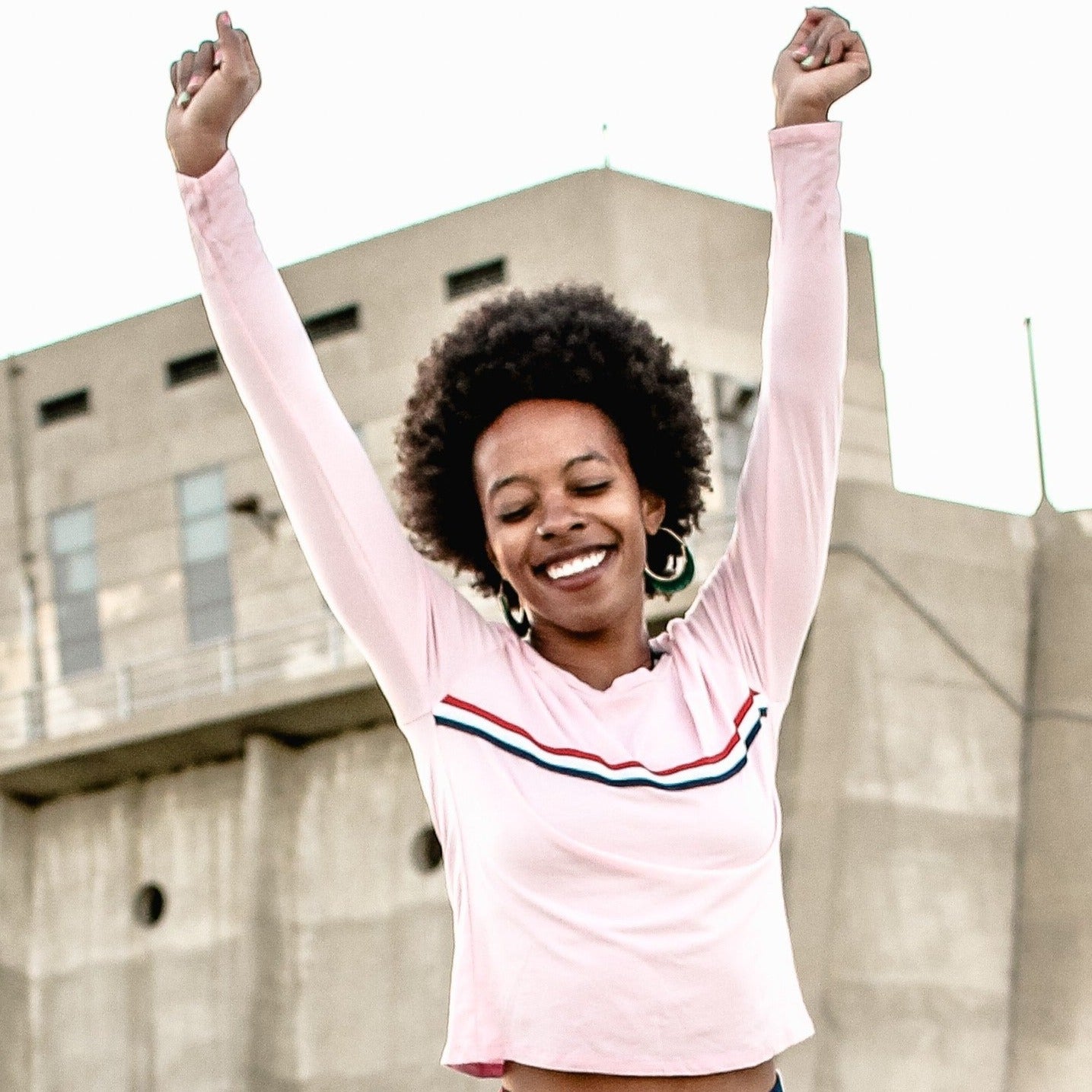 Women's Pink Long Sleeve Shirt - VALOR FITNESS CLOTHING