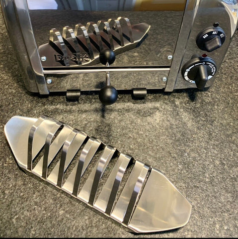 Dualit Toaster and Old Hall Campden Toast Rack