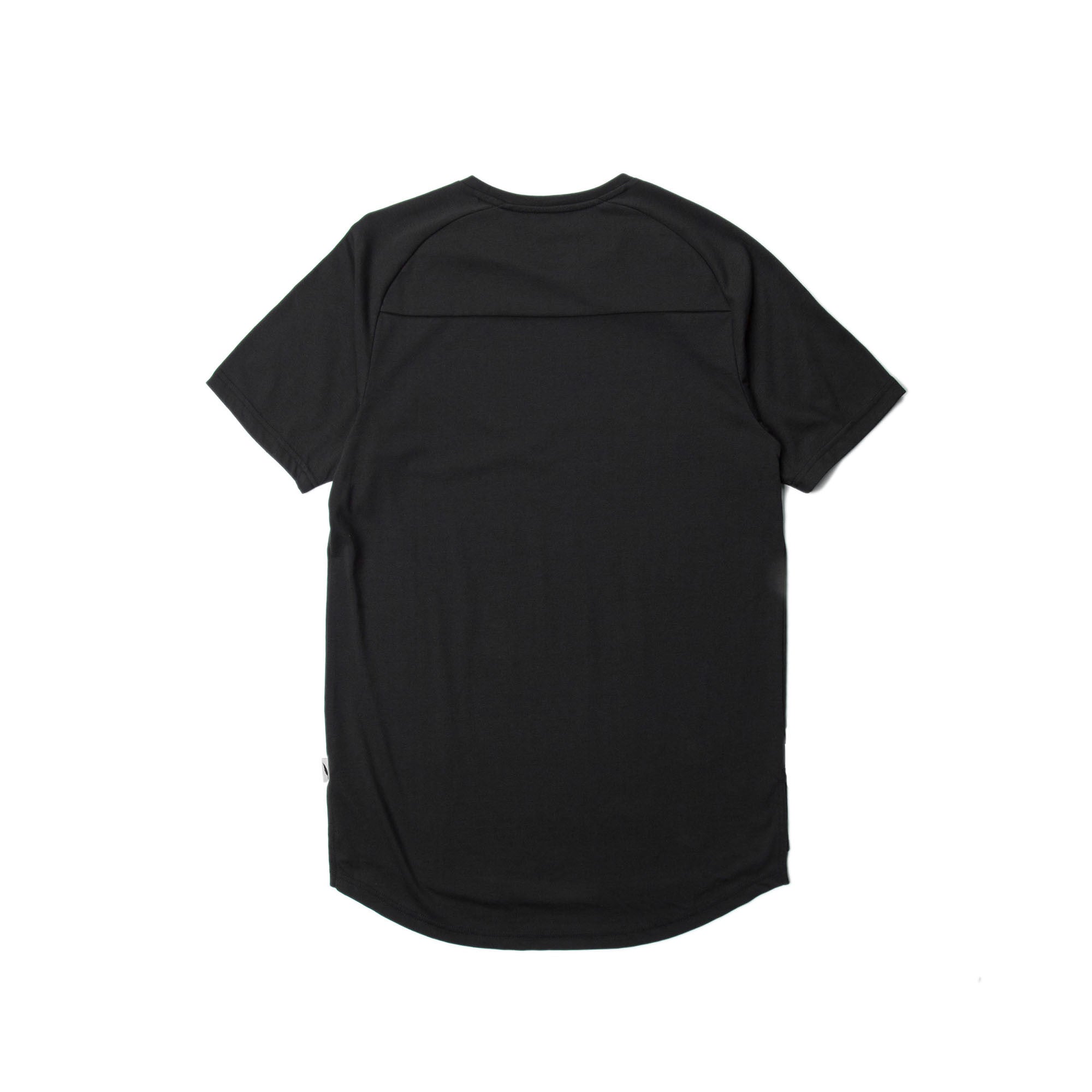 black raglan tee