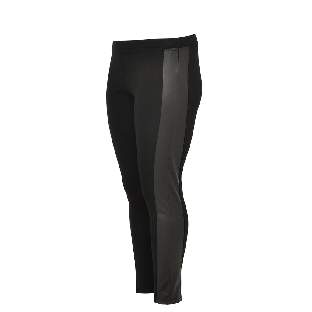 Yoek Legging Leather Stroke Interlock | Eurostyle