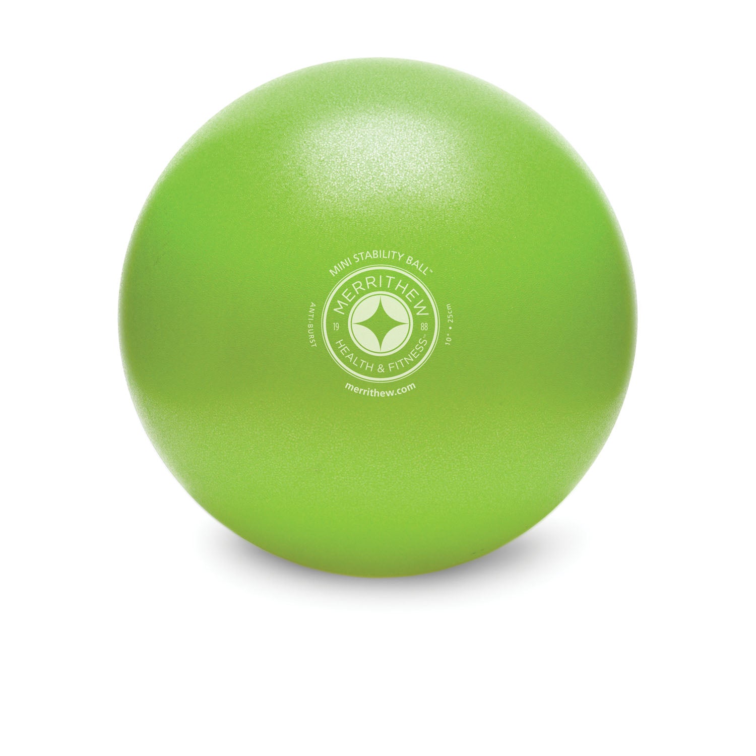 Merrithew Mini Stability Ball Mini Stability Ball, 10", Medium, Lime (Price Subject To Change Without Notice) -ST-06115