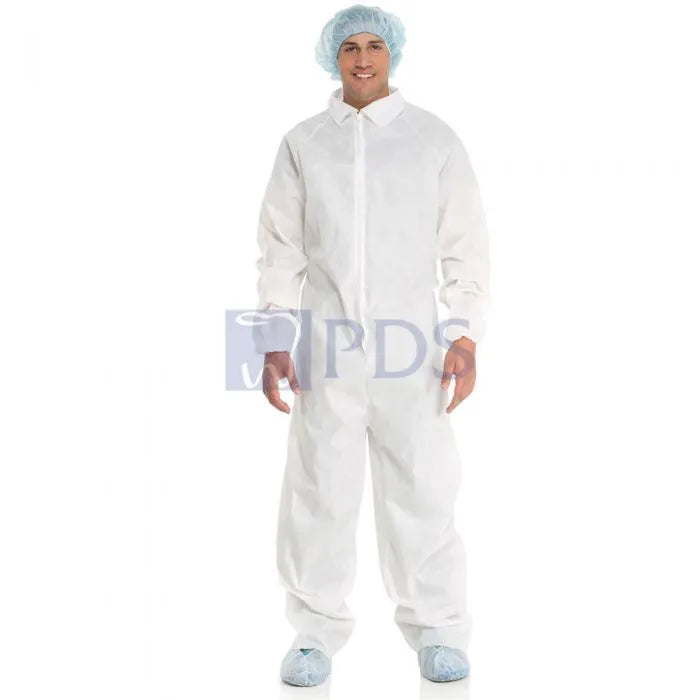 Halyard Protective Coverall Coverall Protection Extra Whtelastic Cuff/Wrist 3Xl 24/Cs -10096