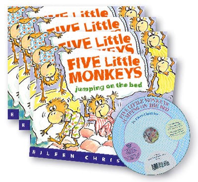 Five Little Monkeys Jumping on the Bed Read-Along Set