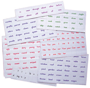 magnetic sentence tiles