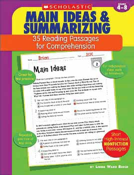 Noting & Recalling Details Comprehension Hot Dots