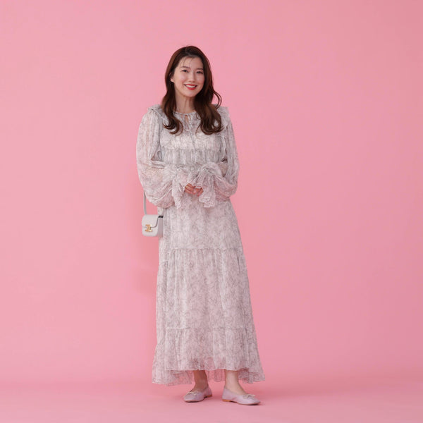 Lace Nadia Dress MAISON MARBLE - ロングワンピース/マキシワンピース