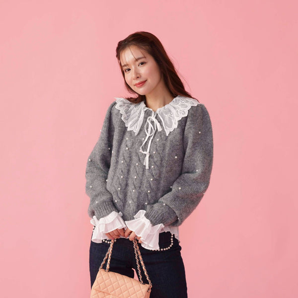 新品本物 メゾンマーブル Juliette Cardigan Pink gefert.com.br