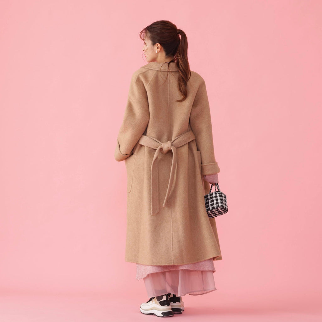 MAISON MARBLE Kate Coat Sサイズ ブラウン-