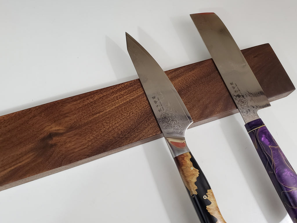 Magnetic Wooden Knife Rack - Maple / 30cm / 12