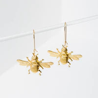 Larissa Loden Jewelry  - Bee Earrings - Brass