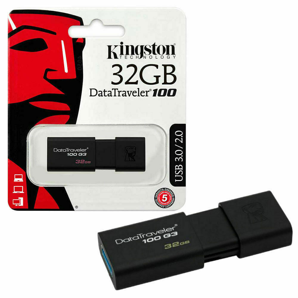 32GB 64GB 128GB Kingston DataTraveler 3.1 Memory Stick USB 3.0 Fla – Bitlift