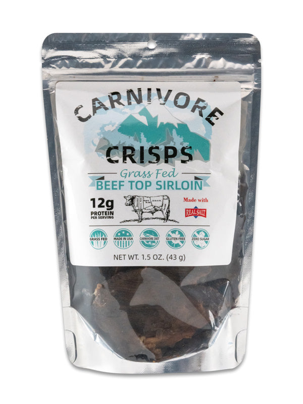 Carnivore Crisps Beef Top Sirloin - Carnivore Crisps product image