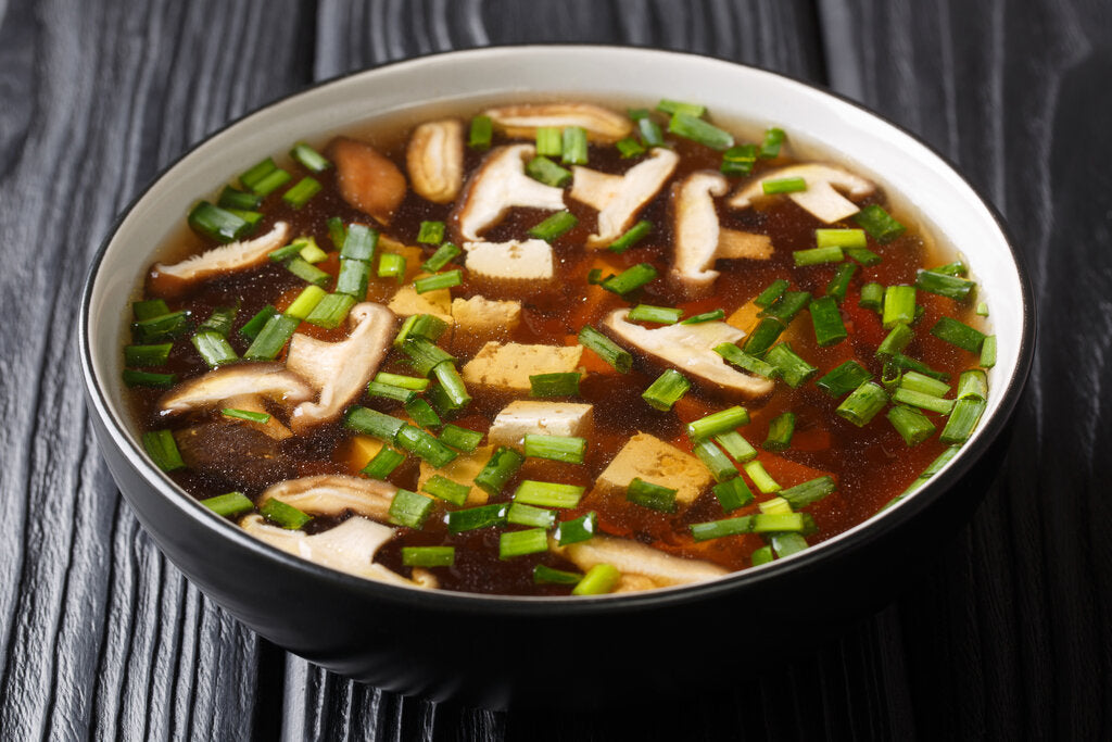 Shiitake Mushroom Soup Recipe for Tofu Lovers