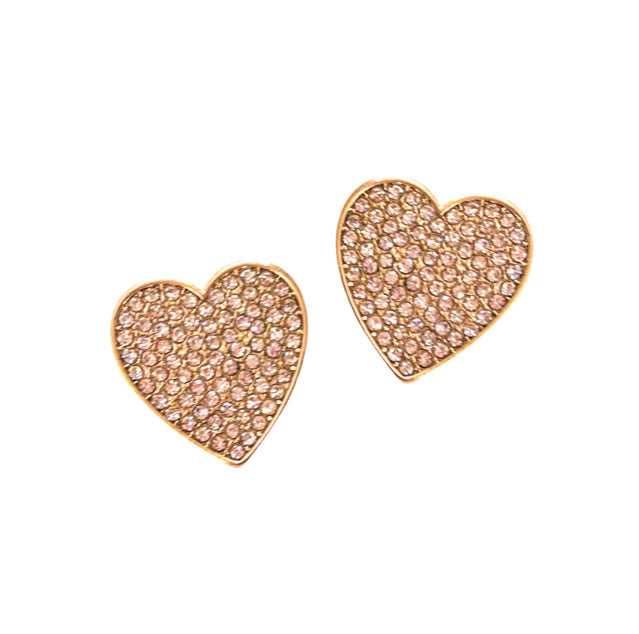 BuddyLove x Treasure Jewels Crystal Heart Earrings
