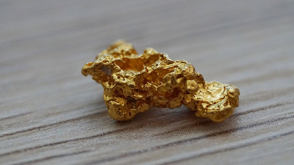 Real solid gold nugget