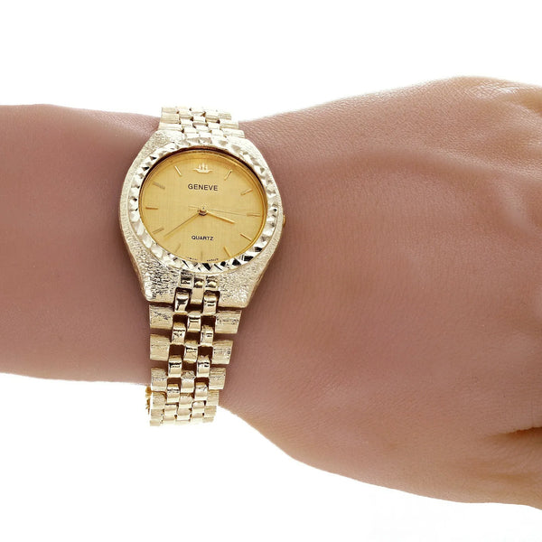 10k Solid Gold Wrsit Watch for Men