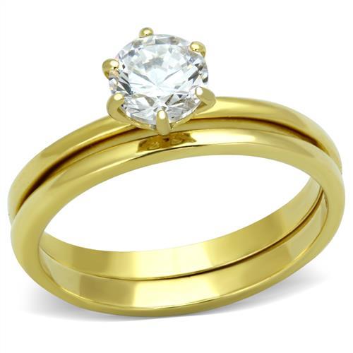 Wedding Ring set for Women Stainless Steel