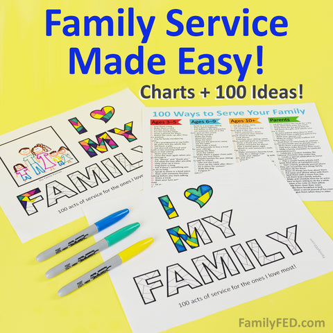 100 service ideas and ways to service your family