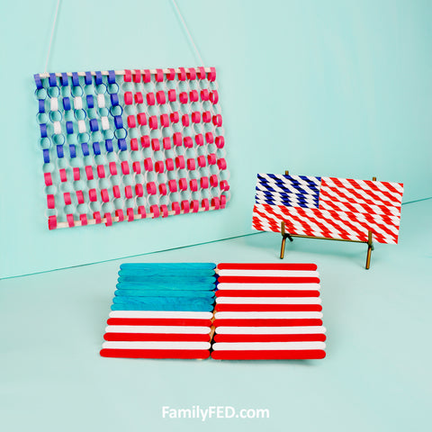 3 Easy DIY Dollar Tree Flag Crafts for the Fourth of July