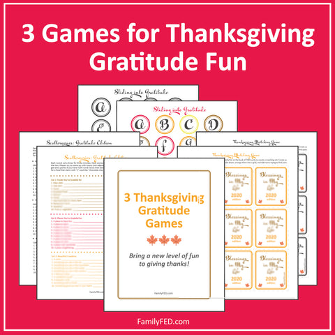 Personalized Thanksgiving Matching Game—an Easy and Fun Thanksgiving Party Game