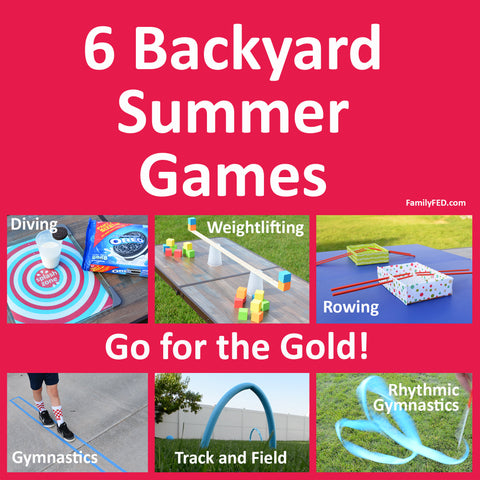 6 Backyard "Summer Games" to Go for the Gold!