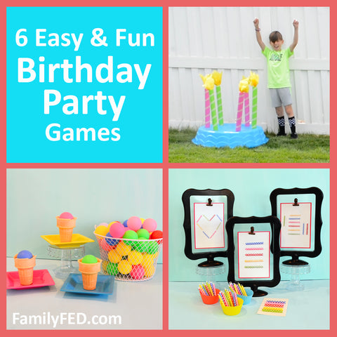Looking for birthday party ideas that are easy to prep, inexpensive, and fun for all ages? Check out these six ideas!
