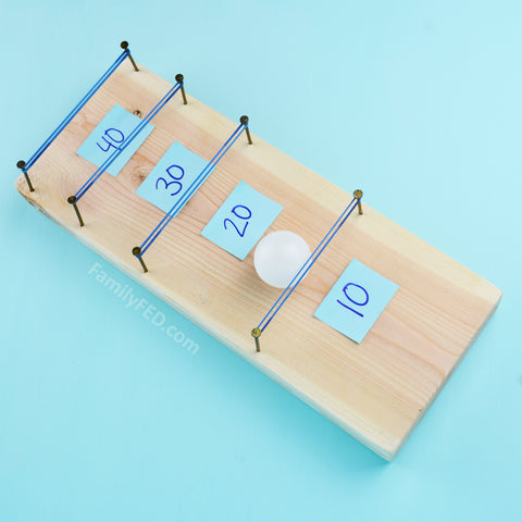 Board Bounce—A DIY Game That Helps You Learn Basic Skills with a Hammer and Nails