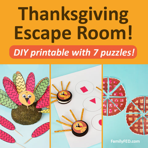DIY escape room for Thanksgiving party