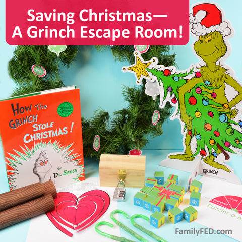 How to Create a DIY Christmas Escape Room Grinch-Inspired