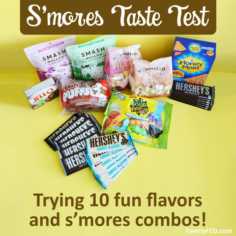 Celebrate the day with regular s’mores, don’t miss our review of the top marshmallow flavors for s’mores—including one with pudding that provides a surprising result!