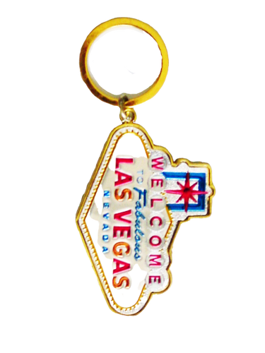 Gold LV 3D Dangler Key Chain