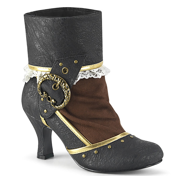 O cualquiera tempo Impresionismo MATEY- Black/Brown, Pirate Bootie, Hallowee Costume Boots – BootyCocktails