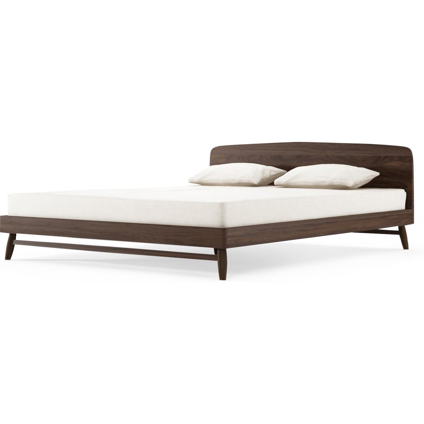 Twist King Bed American Walnut