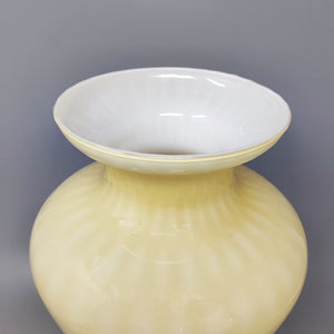 1960s Gorgeous Beige Vase by Carlo Nason in Murano Glass. Made in Italy Madinteriorart by Maden