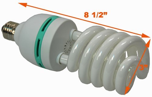 HHydroponic Spectrum CFL Grow Light Bulb Watt ephotoinc