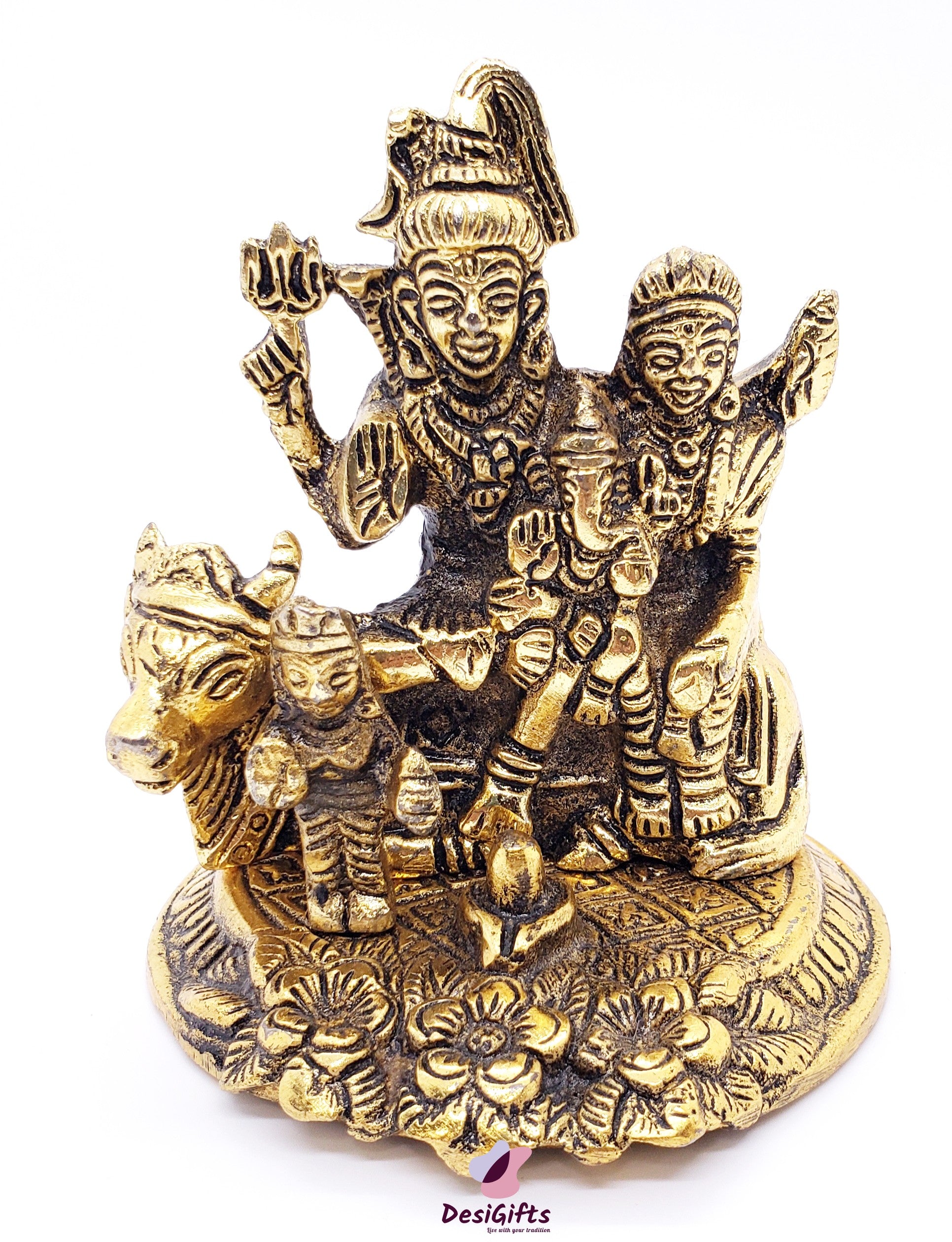 M&M - Brass Dancing Shiva Natraj Idol / Natarajar Statue / Natraj